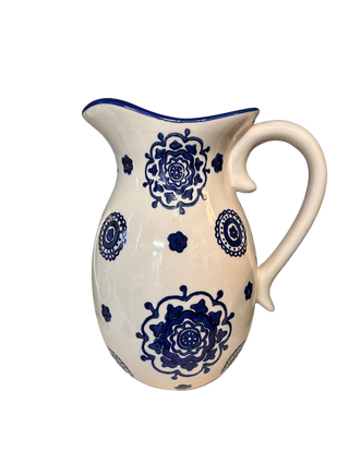 Blue Floral Jug