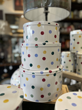 Emma Bridgewater Cake Tin Polka Dot Large