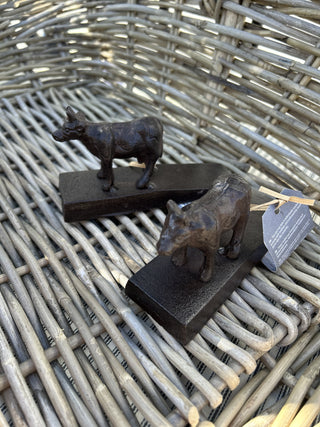Cast Iron door Wedge | Cow