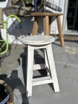 Florence Round Stool White