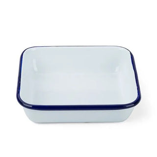 Falcon Square Enamel Dish | 12cm