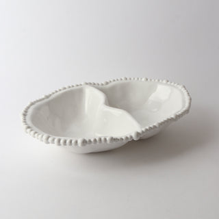 Melamine Pearl Double Serving Bowl