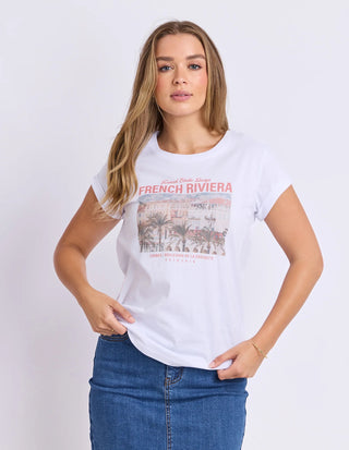 Cannes Tee | White
