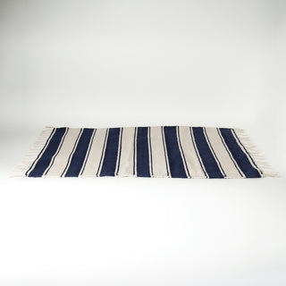 Floor Mat | Navy & White Stripe