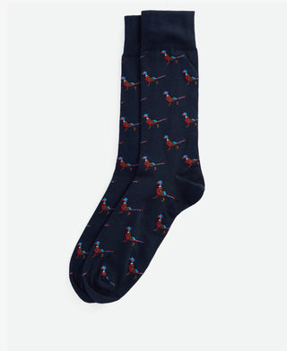 Barbour Mavin Socks Large | Navy Pheasant