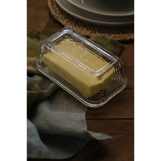 Frette Glass Butter Dish