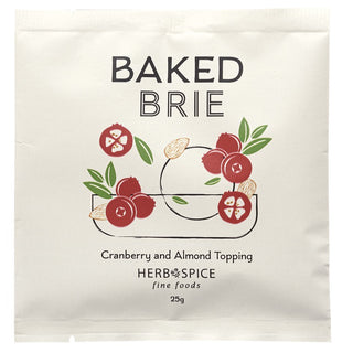 Baked Brie Cranberry and Almond Topping