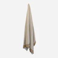 Clyde Throw | Caramel & Ivory