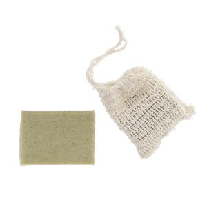 Hand Scrub Soap in Exfoliating Bag