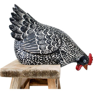 Sitting Hen | Black