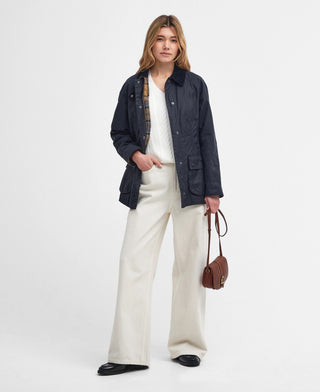 Barbour Beadnell Wax Jacket | Navy