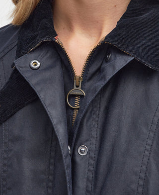 Barbour Beadnell Wax Jacket | Navy