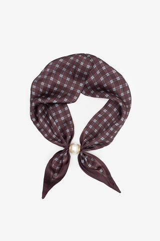 Pearl Fasten Necktie