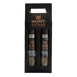 Hunt & Gather Duo Mills Gift Set | Peking Pork & NY Pepper & Garlic