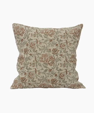Savannah Floral Handblocked Cushion Cover