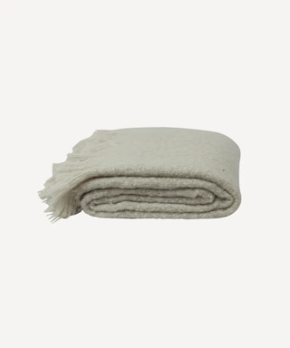 Tassel Throw | Soft Grey