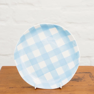 Side Plate | Cornflower Blue Gingham