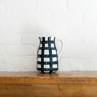 Large Jug | Navy Gingham