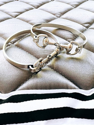 Equestrian Snaffle Bangle – 925 Sterling Silver Plated