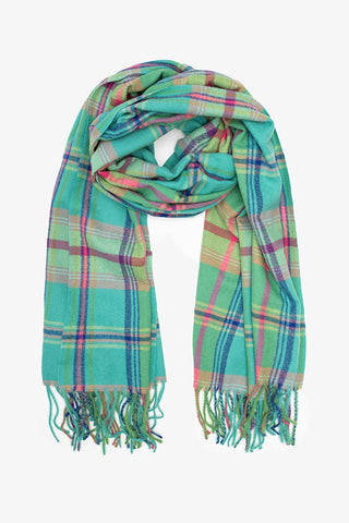 Matcha Plaid Scarf