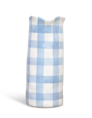 Large Vase | Cornflower Gingham