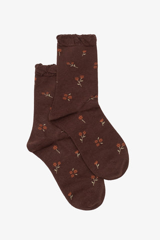 Choc Cosmos Socks