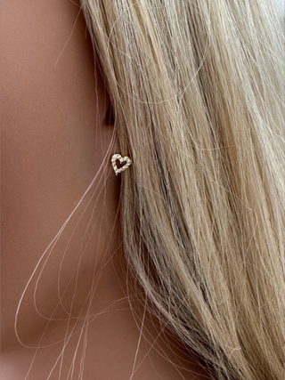 Heart Petite Studs