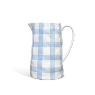 Medium Jug | Cornflower Blue Gingham