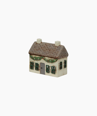 Alsace Christmas Tea Light Cottage with Swag
