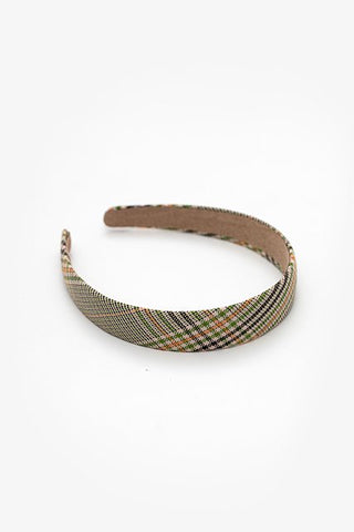 Plaid Headband | Green