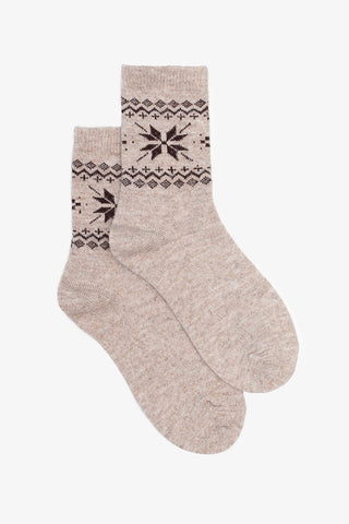 Alpine Flurry Sock