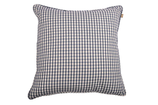 Gingham Cushion | Blueberry