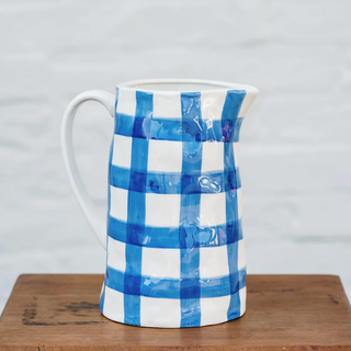 Medium Jug | Blue Gingham