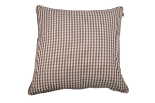 Gingham Cushion | Ash