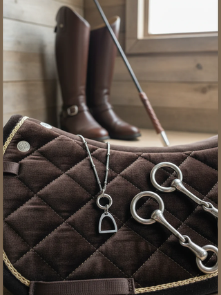 Stirrup Charm Necklace