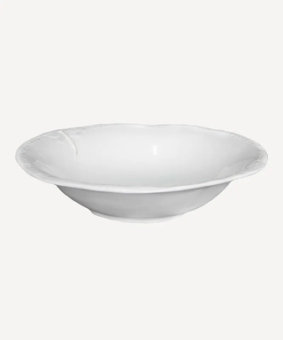 Dragonfly Stoneware | White Dragonfly  Bowl