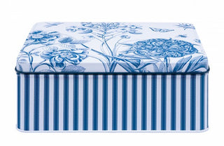 Etchings & Roses Rectangle Tin