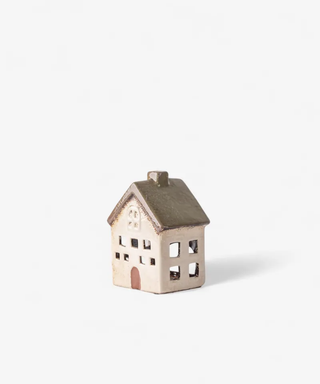 Alsace Tea Light Villa | Olive Green