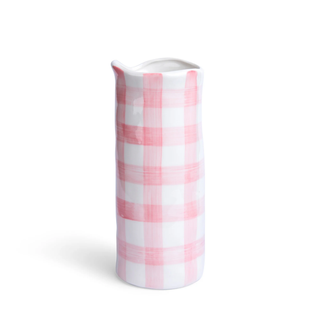 Medium Vase | Pink Gingham
