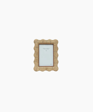 Rattan Wavy Photo Frame