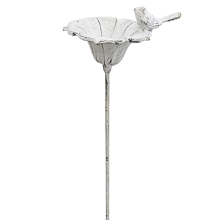 Garden Flower Bird Feeder/Bath