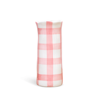 Small Vase | Pink Gingham